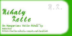 mihaly kelle business card